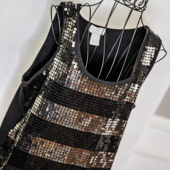 Maurice's Black/Silver SequinTank - Picture 7 of 8
